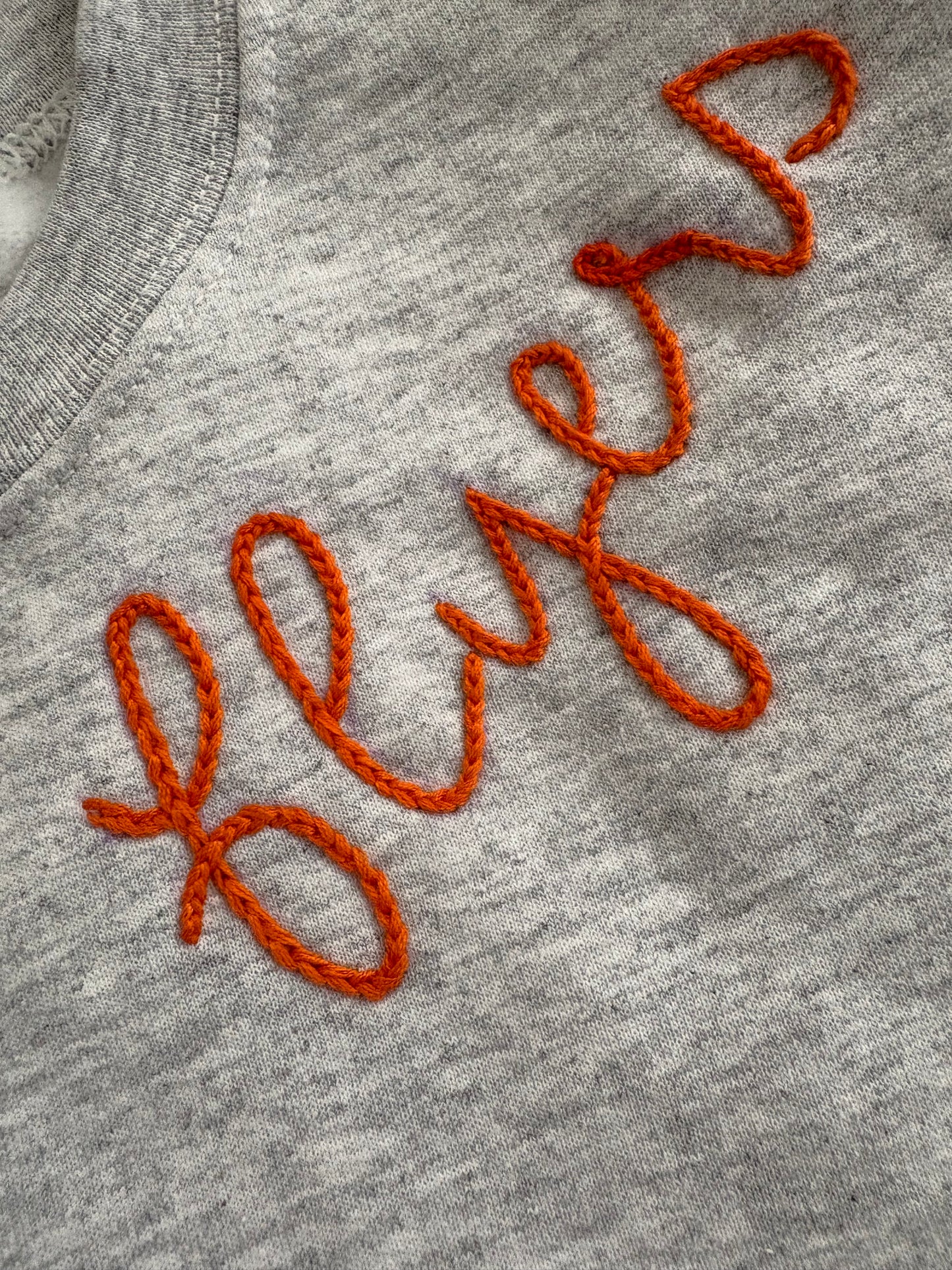 Hand Embroidered Fly Guys Sweatshirt