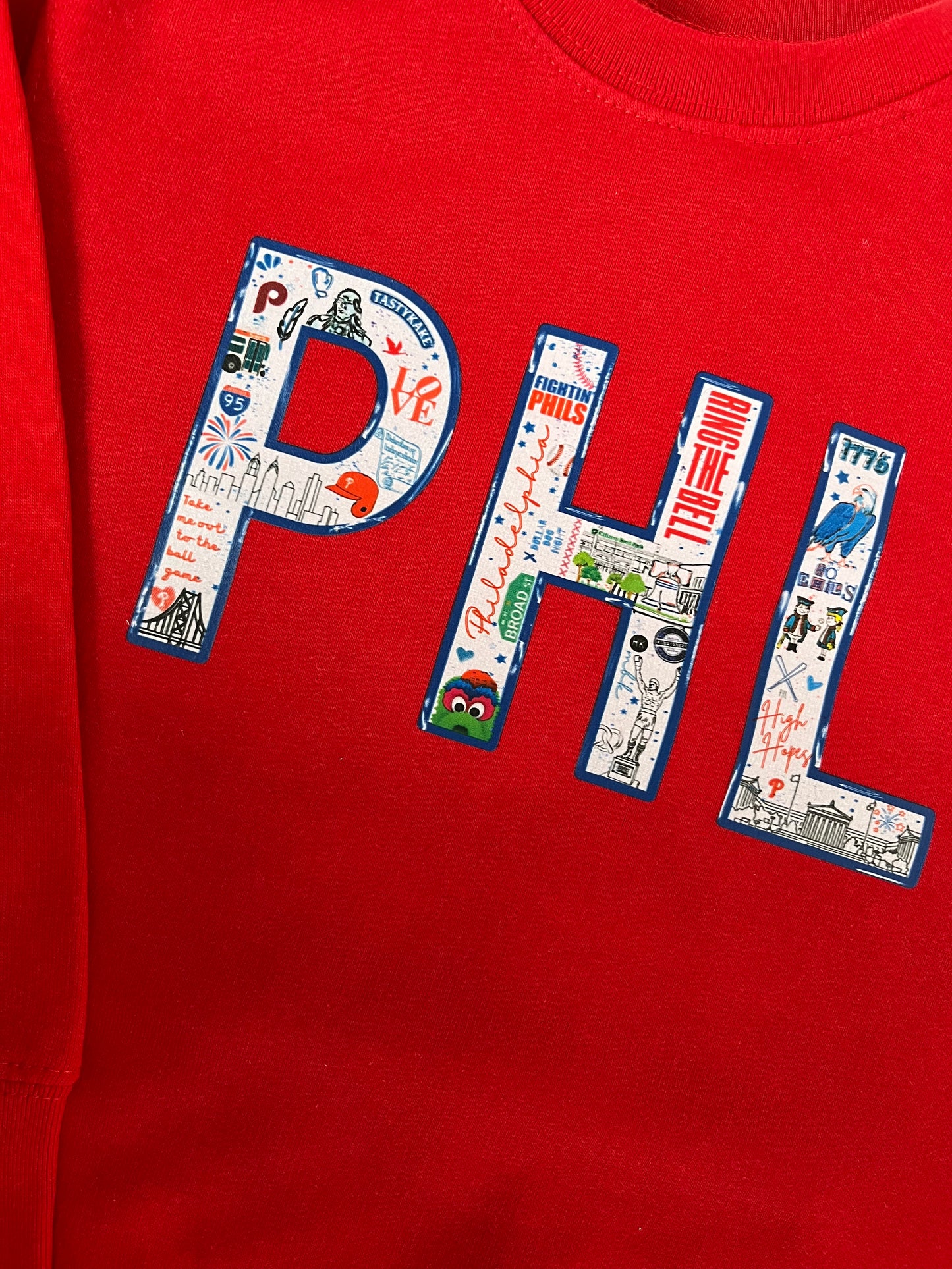 Toddler Classic PHL Red Sweatshirt