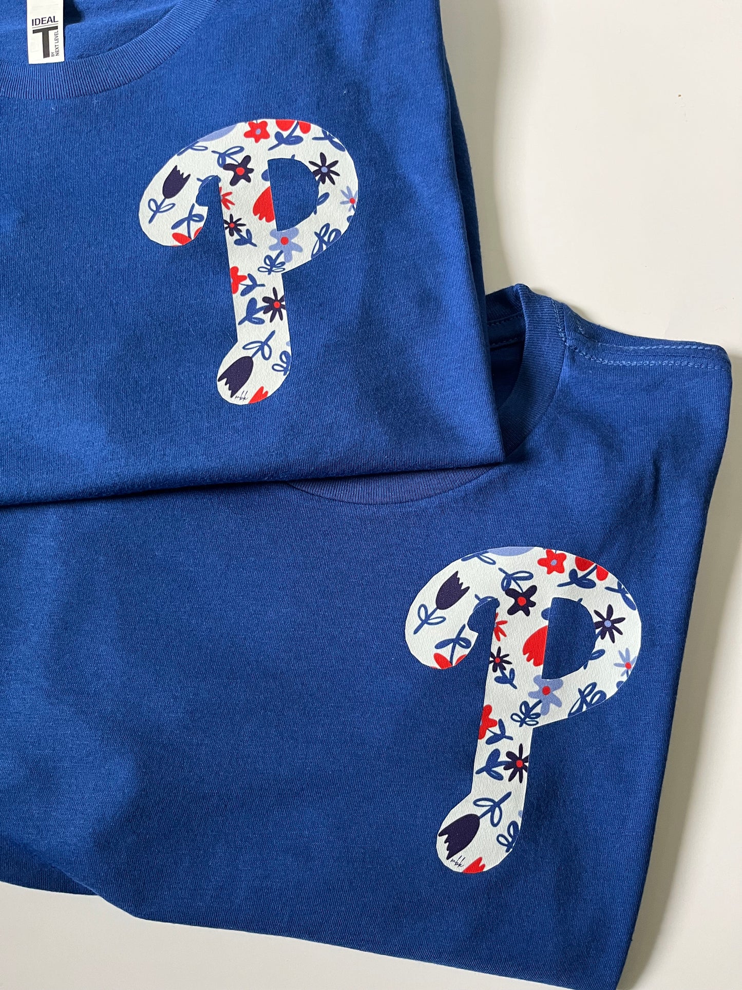 Women's Cropped T-Shirt Royal Blue