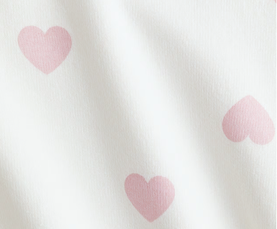 Hand Embroidered Valentine's Day Cream Heart Sweatshirt Personalized