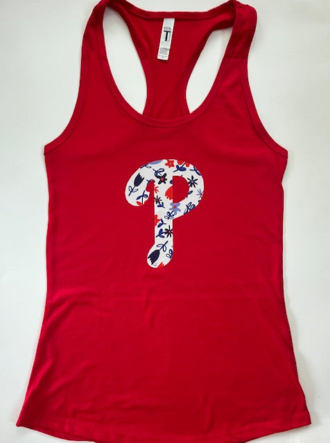Floral Bell and Floral P Women's Tanks