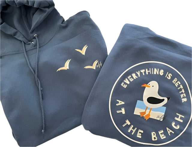 Everything is Better at the Beach Hoodies