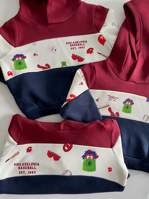 Color Block Phillies Hoodie for infant-kids