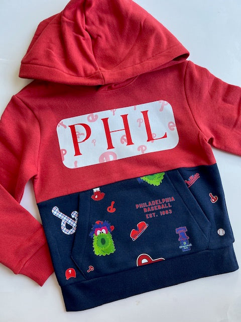 Color Block Phillies Hoodie For Toddlers