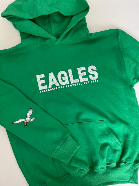 Toddler and Youth Eagles Hoodie
