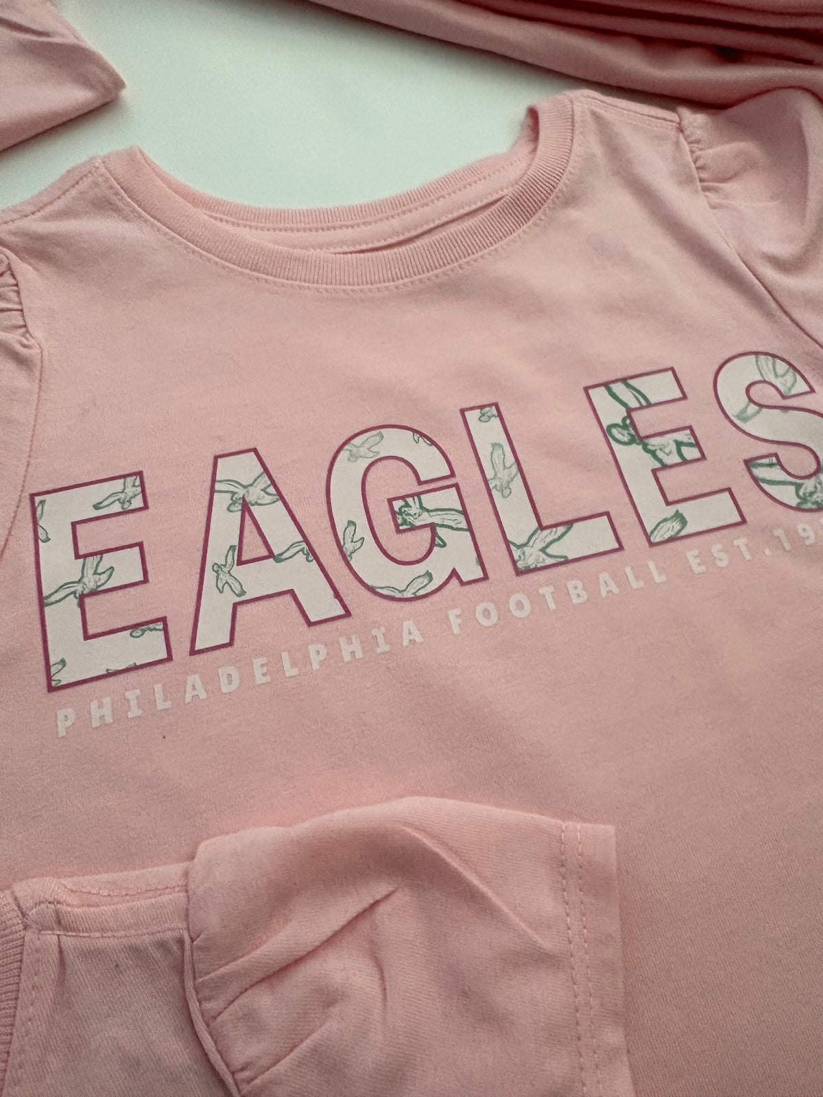 Eagles Pink Short Sleeve T-Shirt