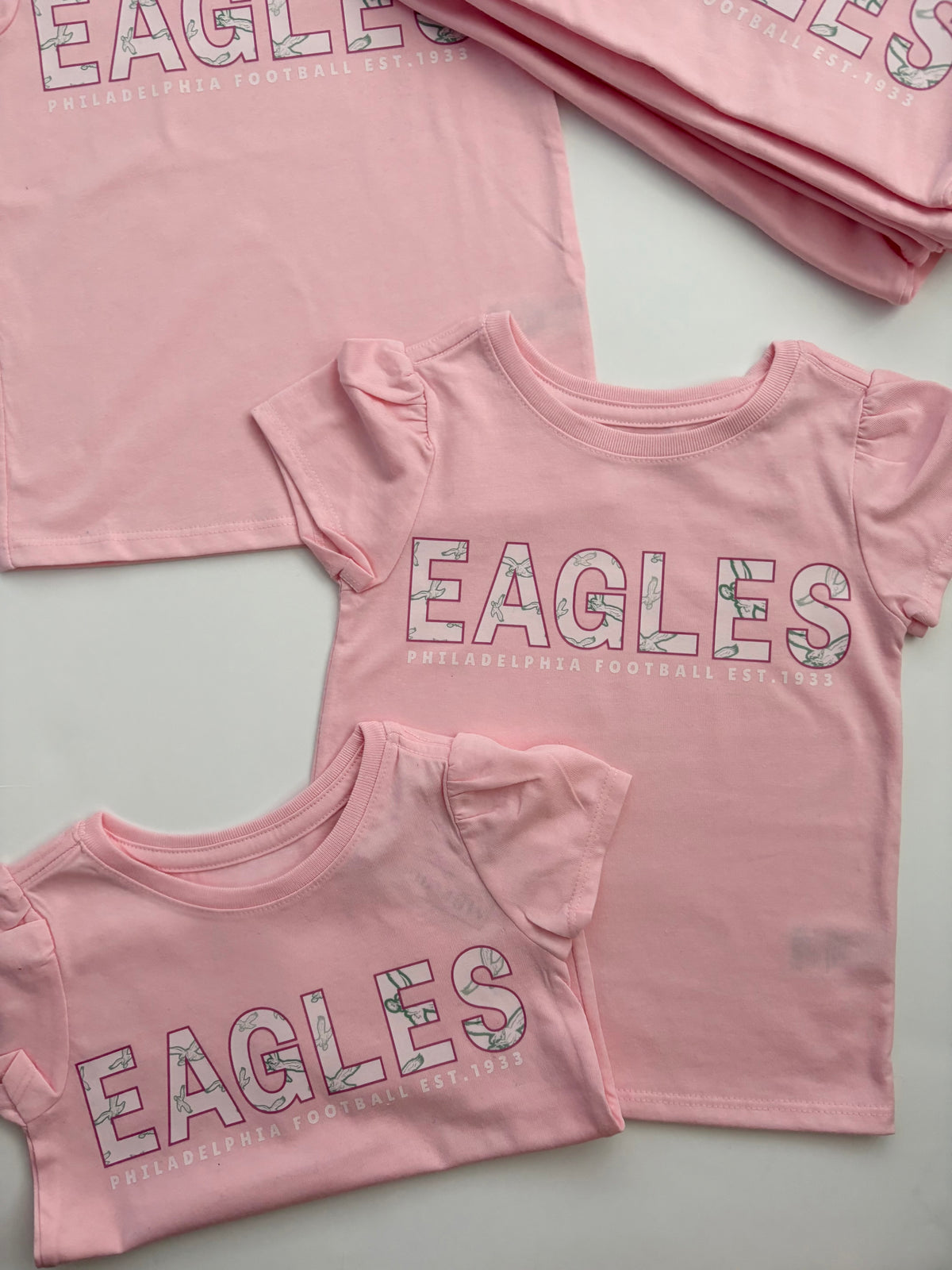 Eagles Pink Short Sleeve T-Shirt