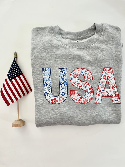 USA Watercolor Sweatshirt