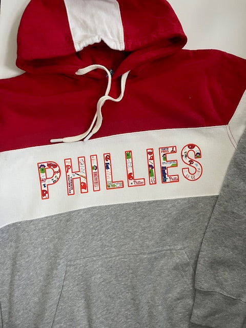 Color Block Phillies Hoodie For Adults