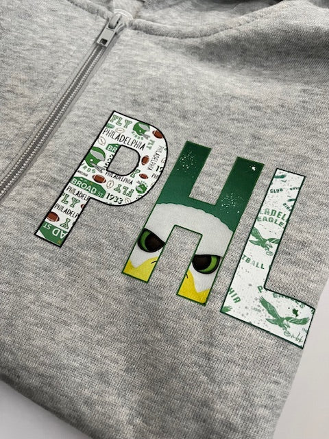 Youth PHL Zip Up Hoodie