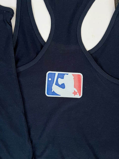 Women's Navy Tank Top with Heart