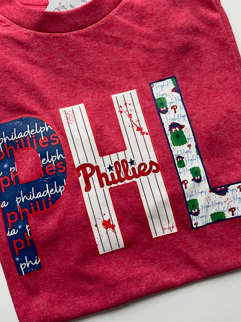 PHL Vintage Red T-Shirt with Phanatic Heads