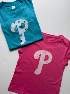 "P" Heart T-Shirt for Toddlers/Youth