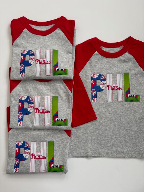 Long Sleeve PHL Raglan T-Shirt