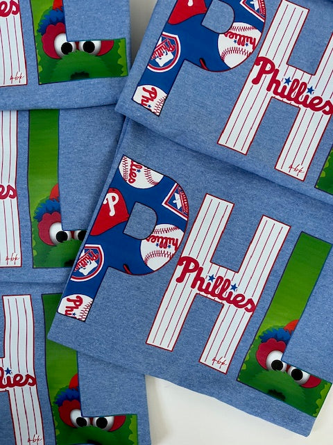 Vintage Blue PHL T-Shirt Youth/Adult