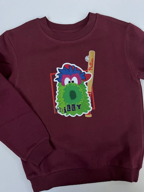 Kids Maroon Phanatic Frame Sweatshirt