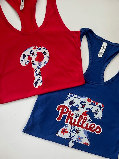 Floral Bell and Floral P Women's Tanks