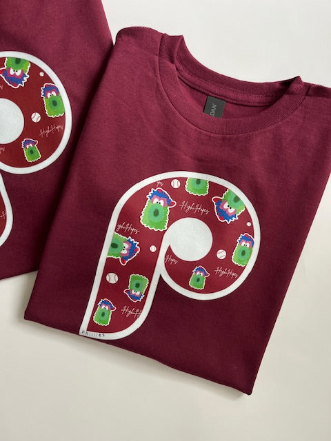 Maroon Phanatic P T-Shirt for Youth