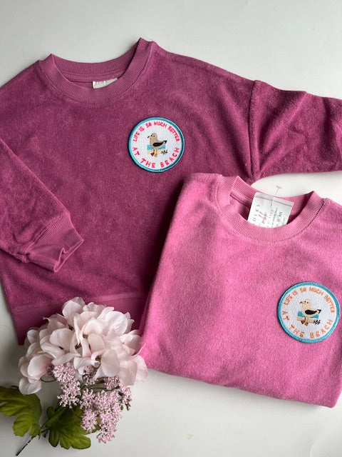 Beach Terry Crew for Kids