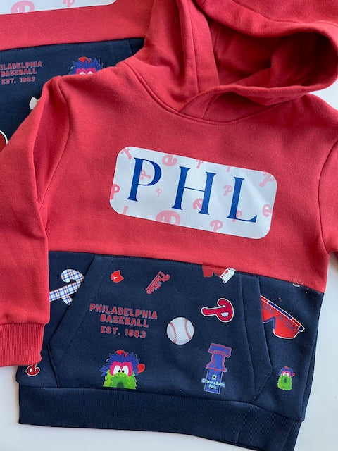 Color Block Phillies Hoodie For Toddlers
