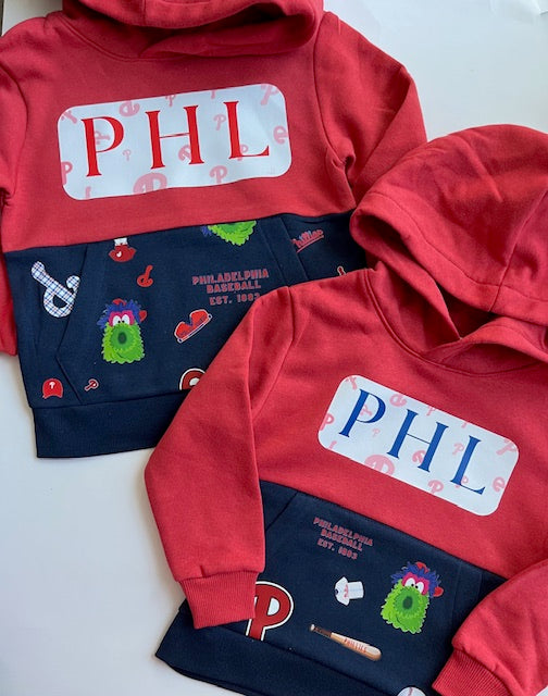 Color Block Phillies Hoodie For Toddlers