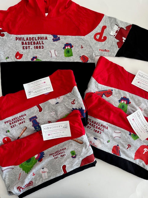 Color Block Phillies Hoodie Youth XS- Youth M