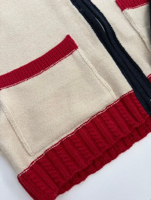 Women's Retro Double Zip Sweater