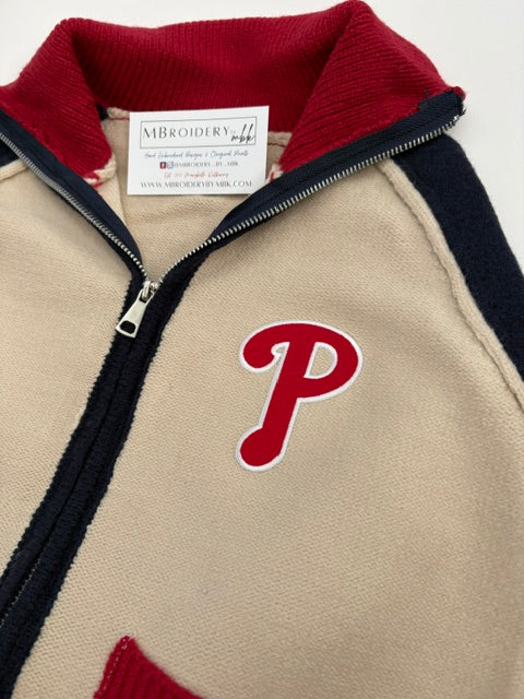 Women's Retro Double Zip Sweater