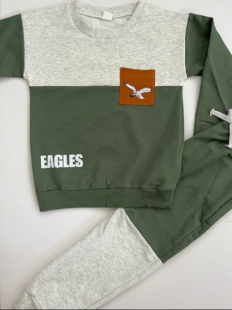 Eagles Set Brown Pocket Kids