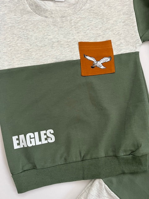 Eagles Set Brown Pocket Kids