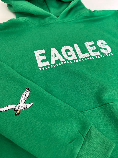 Toddler and Youth Eagles Hoodie