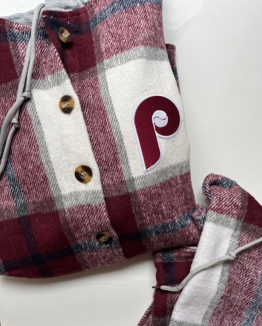 Phillies Hooded Flannel