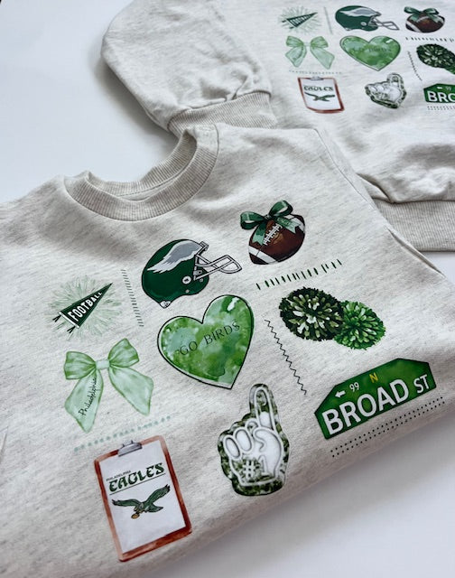 Watercolor Football Print