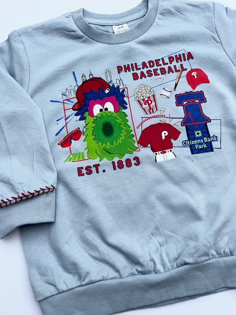 Baseball Doodle Sweatshirt for Baby & Toddlers