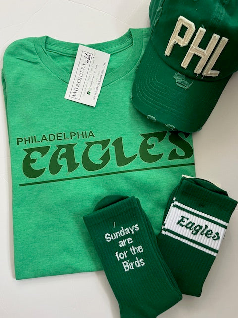 Eagles Bright Green or White T-Shirt