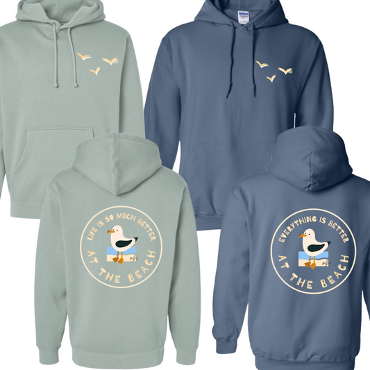 Everything is Better at the Beach Hoodies