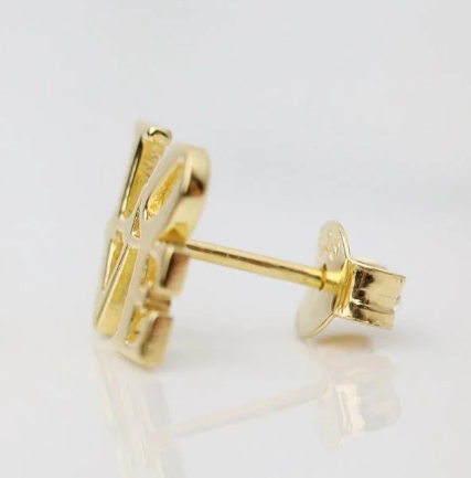 Philadelphia LOVE Gold Earrings