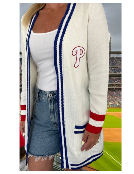 Women's Phillies Cardigan