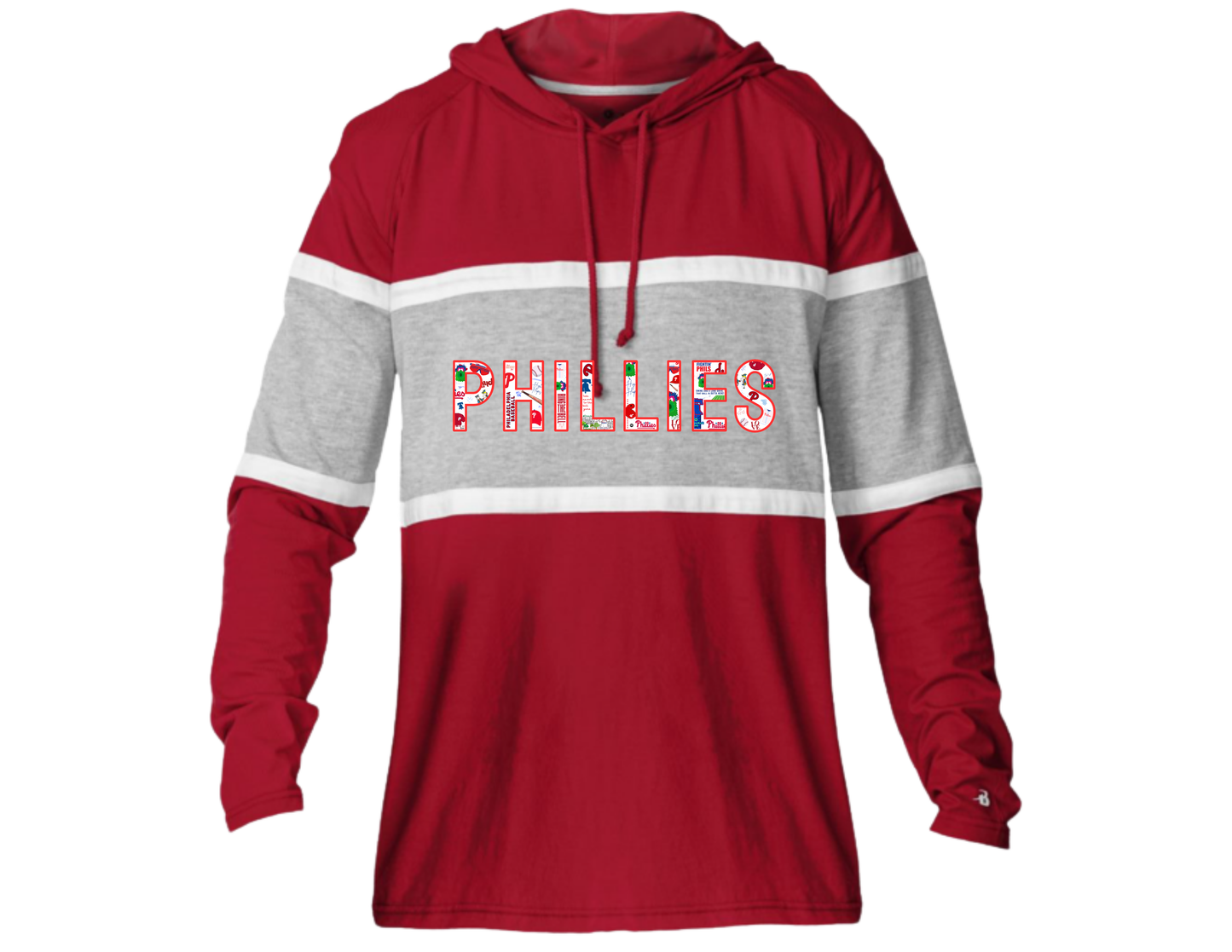 Color Block Phillies Hoodie For Adults